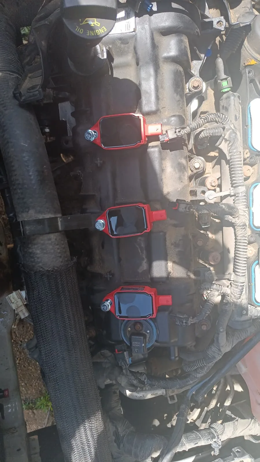Engine and ignition work