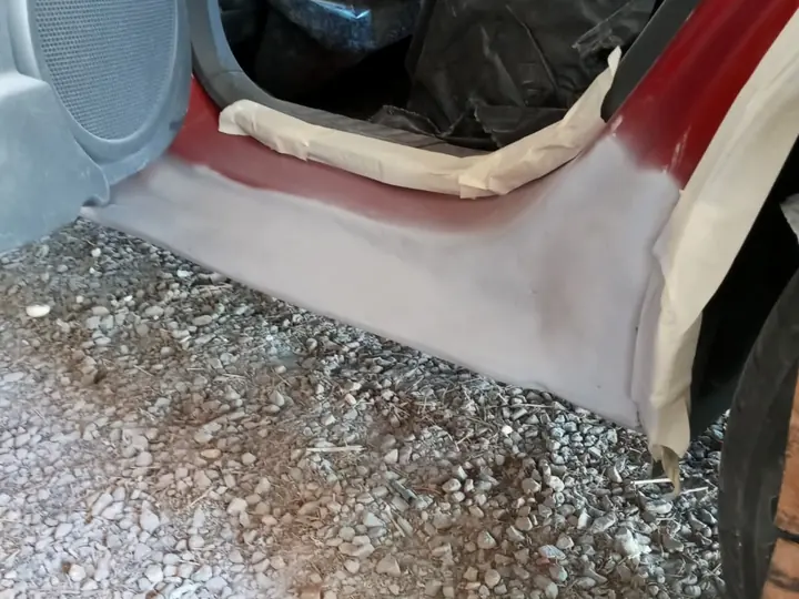 Interior primer protection.