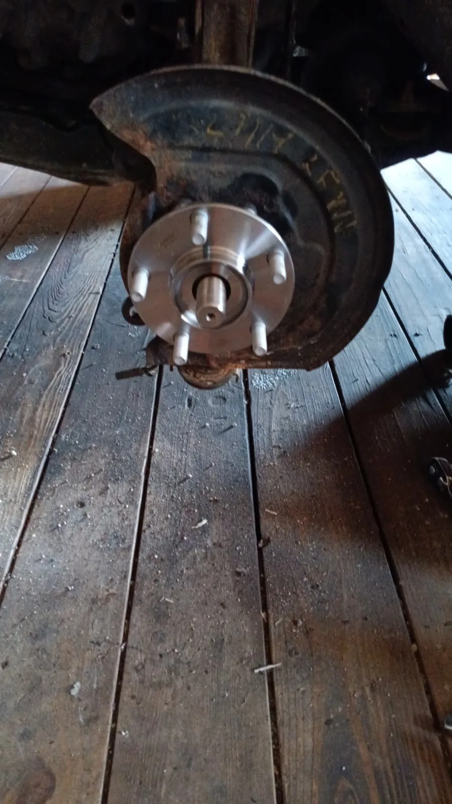 Suspension or wheel hub service